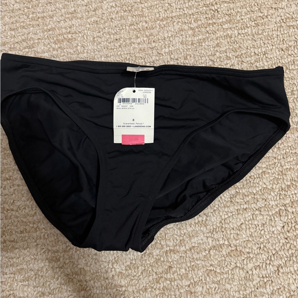Lands End Black Bikini Bottoms
